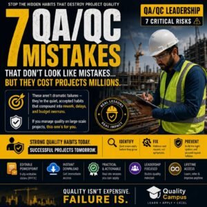 7 Critical QA/QC Mistakes Every Engineer Must Avoid