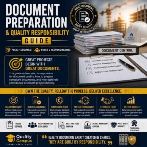 Document Preparation & Quality Responsibility Guide