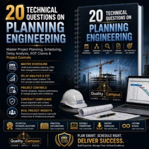20 Technical Questions on Planning Engineering