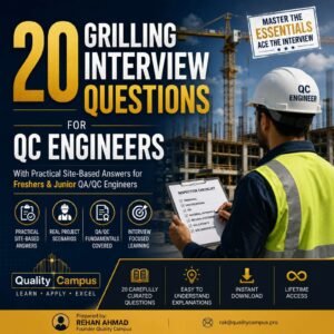 20 Grilling Interview Questions for QC Engineers