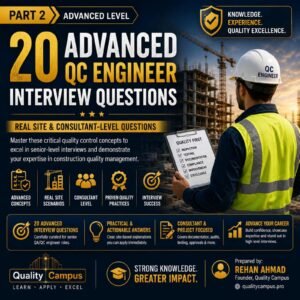20 Advanced QC Engineer Interview Questions