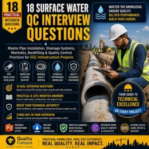 18 Surface Water QC Interview Questions